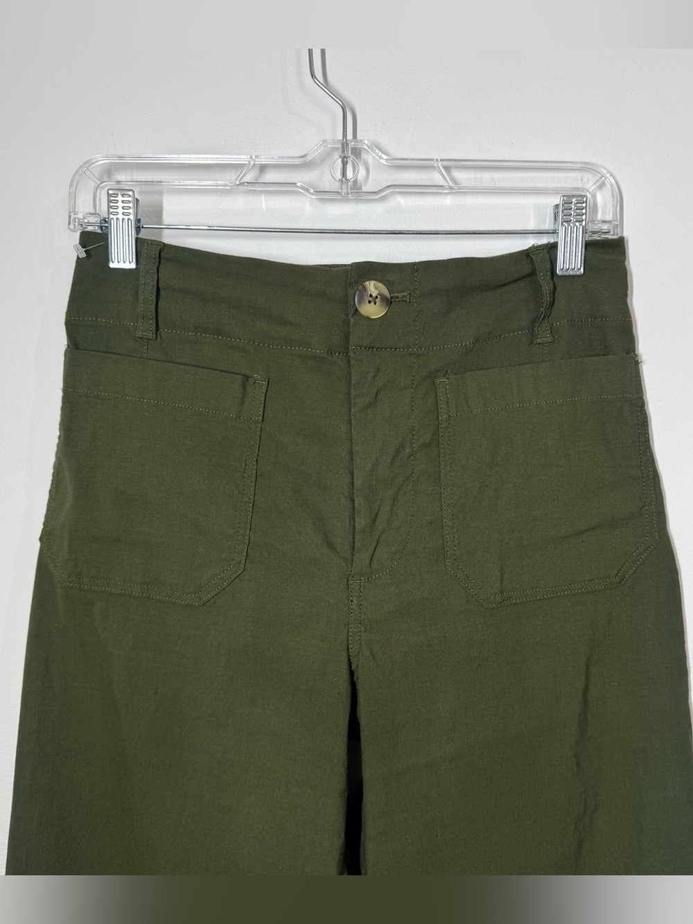 MAEVE Anthropologie The Colette Linen Blend Wide Leg Pants 27P - Picture 3 of 8